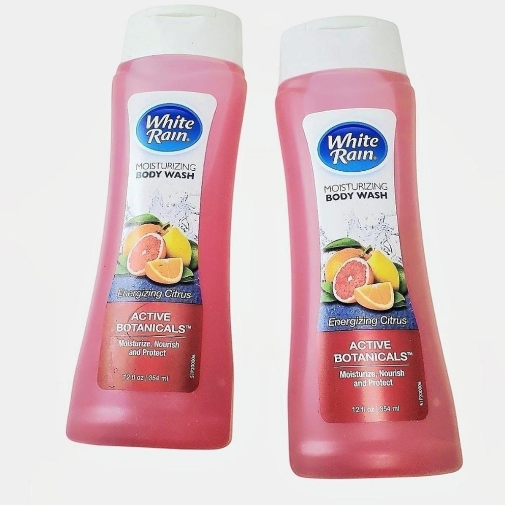 2 Packs White Rain Energizing Citrus Moisturizing Body Wash, 12 fl oz 354 ml